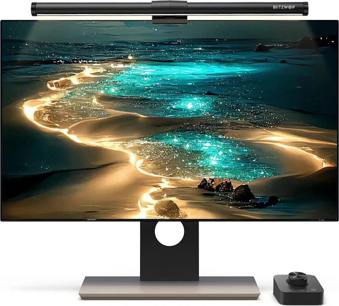 BlitzWolf Monitor Light Bar, LED-Lampe für Monitore, schwarz, USB