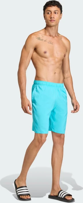 adidas 8-Inch Badeshorts lucid cyan/white (Herren)