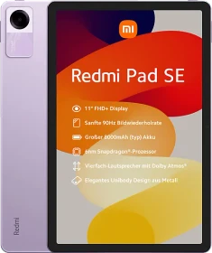 Xiaomi Redmi Pad SE, Lavender Purple, 8GB RAM, 256GB