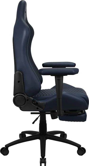 AeroCool ROYAL Leatherette Navy Blue Gamingstuhl, dunkelblau