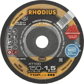 Rhodius TopLine XT100 Extended Trennscheibe, 150x1.5x22.23mm, 25 Stück