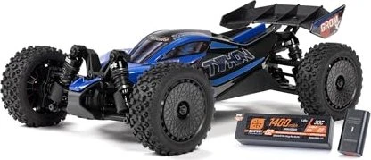 Arrma Typhon GROM 223S DSC 4X4 RTR Brushless Buggy blau