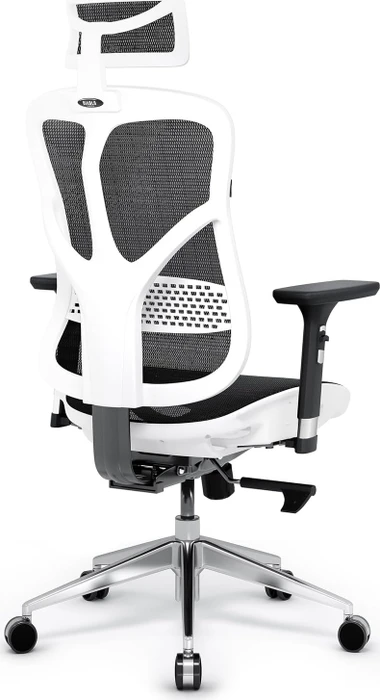 Diablo Chairs V-Basic Ergonomischer Bürostuhl, weiß/schwarz