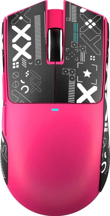 Attack Shark X11SE Wireless Gaming Mouse Berry Red, inkl. Grip Tape, USB/Bluetooth