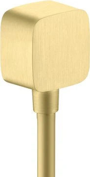 Hansgrohe Axor ShowerSolutions Wandanschluss softsquare brushed brass