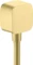 Hansgrohe Axor ShowerSolutions Wandanschluss softsquare brushed brass Vorschaubild