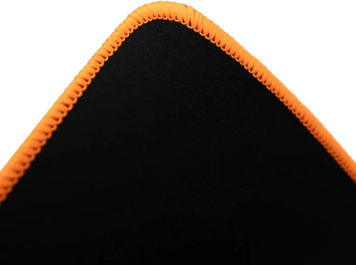 Baracuda WALRUS-L Gaming Mousepad, 400x300mm, schwarz/orange