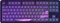 Dark Project ALU87B Celestial Gaming Keyboard, violett, LEDs RGB, g3ms Voidstone Silent, USB, DE Vorschaubild