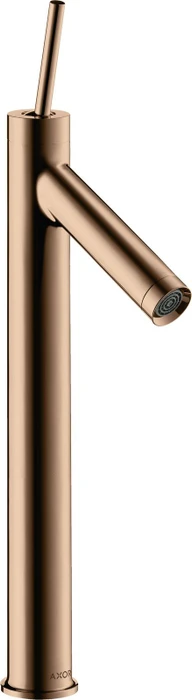 Hansgrohe Axor Starck 250 Waschbeckenarmatur für Waschschüsseln polished red gold