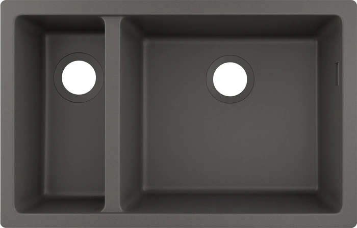 Hansgrohe S51 S510-U635 180/450 Unterbau Becken rechts steingrau