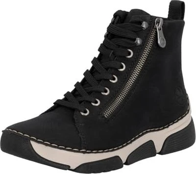 Rieker Schnürstiefel schwarz (Damen)