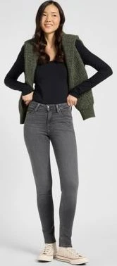 Lee Scarlett High Jeans shark grey (Damen)