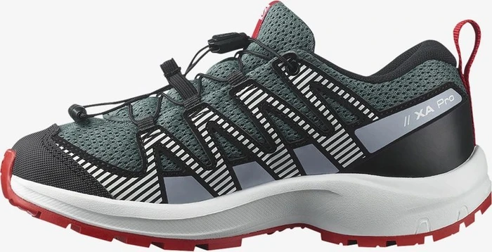 Salomon XA Pro 3D V8 stormy weather/zen blue/goji berry (Junior)