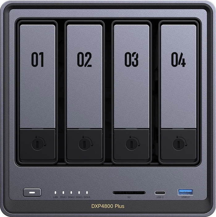 Ugreen NASync DXP4800 Plus, 8GB RAM, 1x RJ-45 10GBase-T, 1x RJ-45 2.5GBase-T