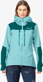 Norrøna trollveggen Gore-Tex Pro Light Funktionsjacke clear water (Damen)