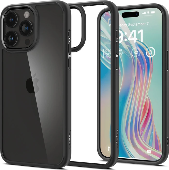 Spigen Ultra Hybrid für Apple iPhone 15 Pro Max Matte Black