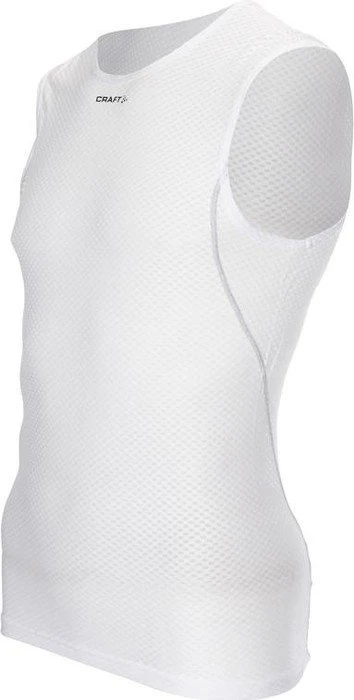 Craft Cool Mesh Superlight Funktionsshirt ärmellos weiß/schwarz (Herren)