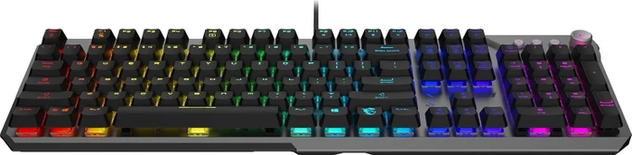 MSI STRIKE 600 V2 Silent Gaming Keyboard, LEDs RGB, Kailh Midnight Pro Silent Tactile, USB, UK