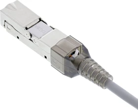 InLine Kabelverbinder Class EA, feldkonfektionierbar, geschirmt, schmale Ausführung