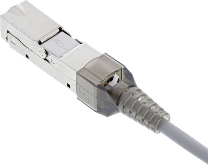 InLine Kabelverbinder Class EA, feldkonfektionierbar, geschirmt, schmale Ausführung