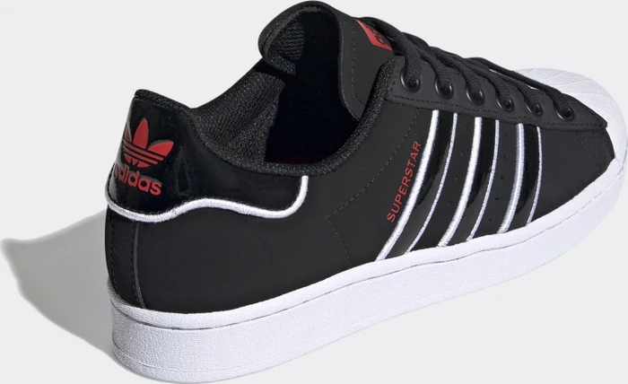 adidas Superstar Up core black/cloud white/vivid red (Damen)