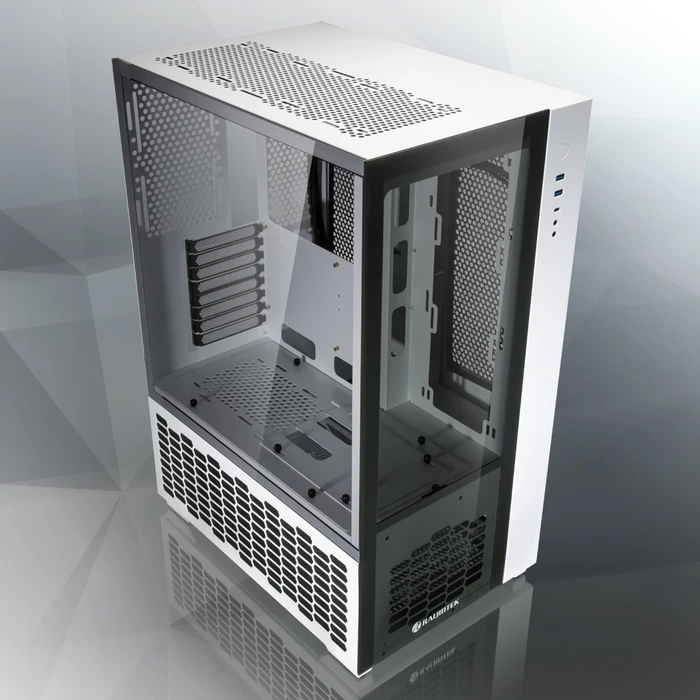 Raijintek Paean Premium, weiß, Glasfenster