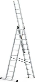 Drabest Pro Alu 3-tlg. Teleskop-Mehrzweckleiter, 3x 10 Stufen