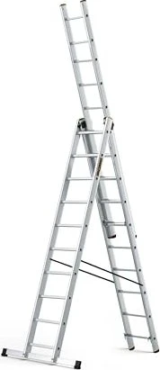 Drabest Pro Alu 3-tlg. Teleskop-Mehrzweckleiter, 3x 10 Stufen