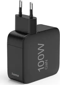 Hama Schnellladegerät GaN 2x USB-C 1x USB-A 100W schwarz