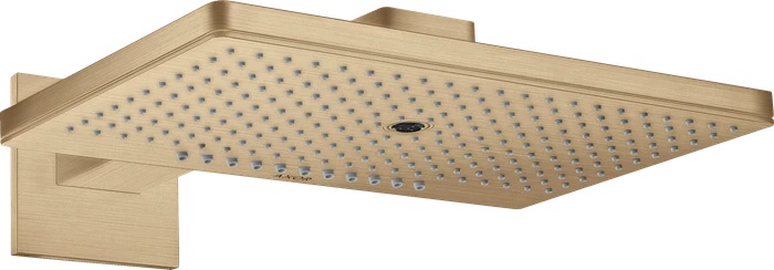 Hansgrohe Axor ShowerSolutions Kopfbrause 460/300 3jet eckig mit Brausearm brushed bronze