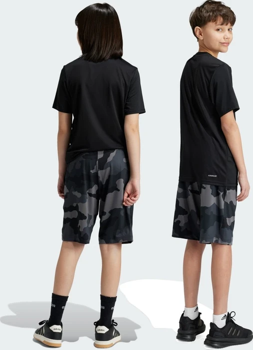 adidas Train Essentials Seasonal Print Shorts schwarz (Junior)