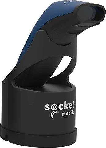 Socket mobile S740 2D/1D Bluetooth Barcodescanner blau, inkl. schwarzer Ladestation