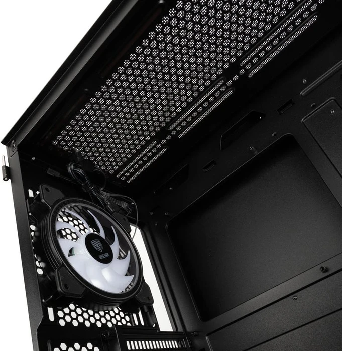 Kolink Observatory Y Mesh, schwarz, Glasfenster