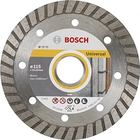 Bosch Professional Standard for Universal Turbo Diamanttrennscheibe, 115x2x22.23mm, 10 Stück