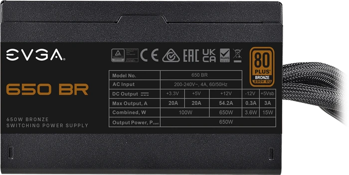 EVGA BR 650 650W, ATX 2.3