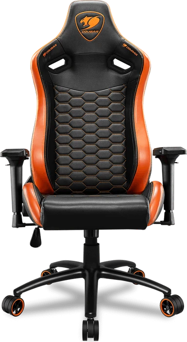 Cougar Outrider S Gamingstuhl, schwarz/orange