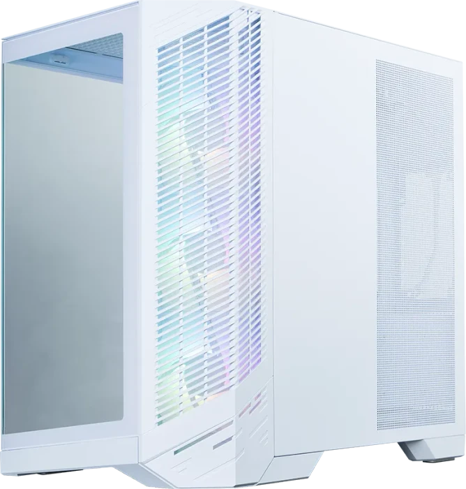 Zalman D50 White, weiß, Glasfenster