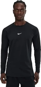 Nike Pro Warm Funktionsshirt langarm schwarz/weiß (Herren)
