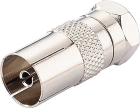 Schwaiger F-Stecker, IEC Buchse