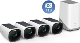 eufy S330 eufyCam 3 4-Kameras, inkl. HomeBase 3/1TB HDD, Set