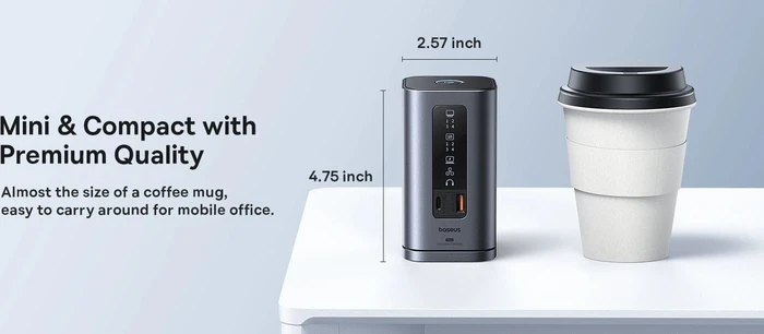 Baseus Spacemate 11-in-1 Docking Station, Mac, Multiport-Adapter, USB-C 3.1 [Stecker]