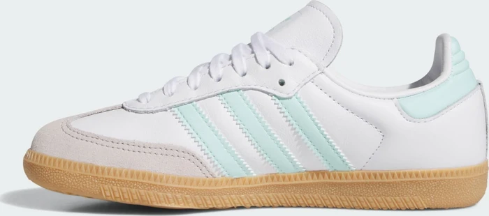 adidas Samba OG cloud white/semi flash aqua/gum (Junior)