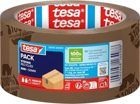 tesa tesapack eco & strong braun, Klebeband, 50mm/66m, 1 Stück
