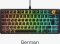 Glorious GMBK 75%, schwarz, LEDs RGB, USB, DE Vorschaubild