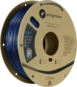 Polymaker PolyLite PETG, blau, Spule, 1.75mm, 1.00kg