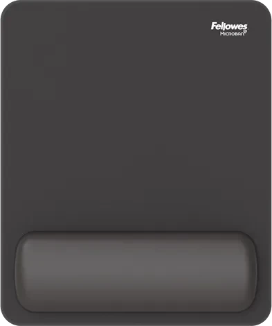 Fellowes Breyta Mausepad mit Handgelenkauflage, 240x200mm, schwarz