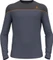 Odlo Revelstoke Performance Wool Warm Baselayer Funktionsshirt langarm graphite (Herren) Vorschaubild