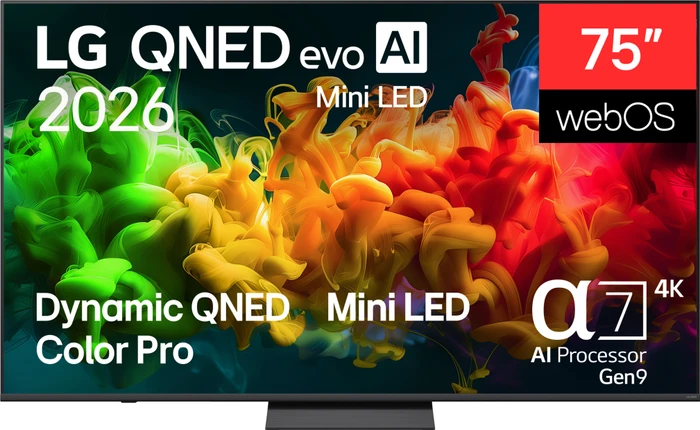 LG QNED evo MiniLED AI 75QNED80B6A