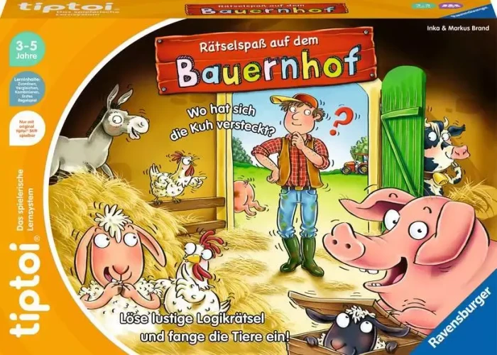 Ravensburger tiptoi Spiel: Rätselspaß auf dem Bauernhof