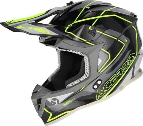 Acerbis Linear matt schwarz/grau/gelb